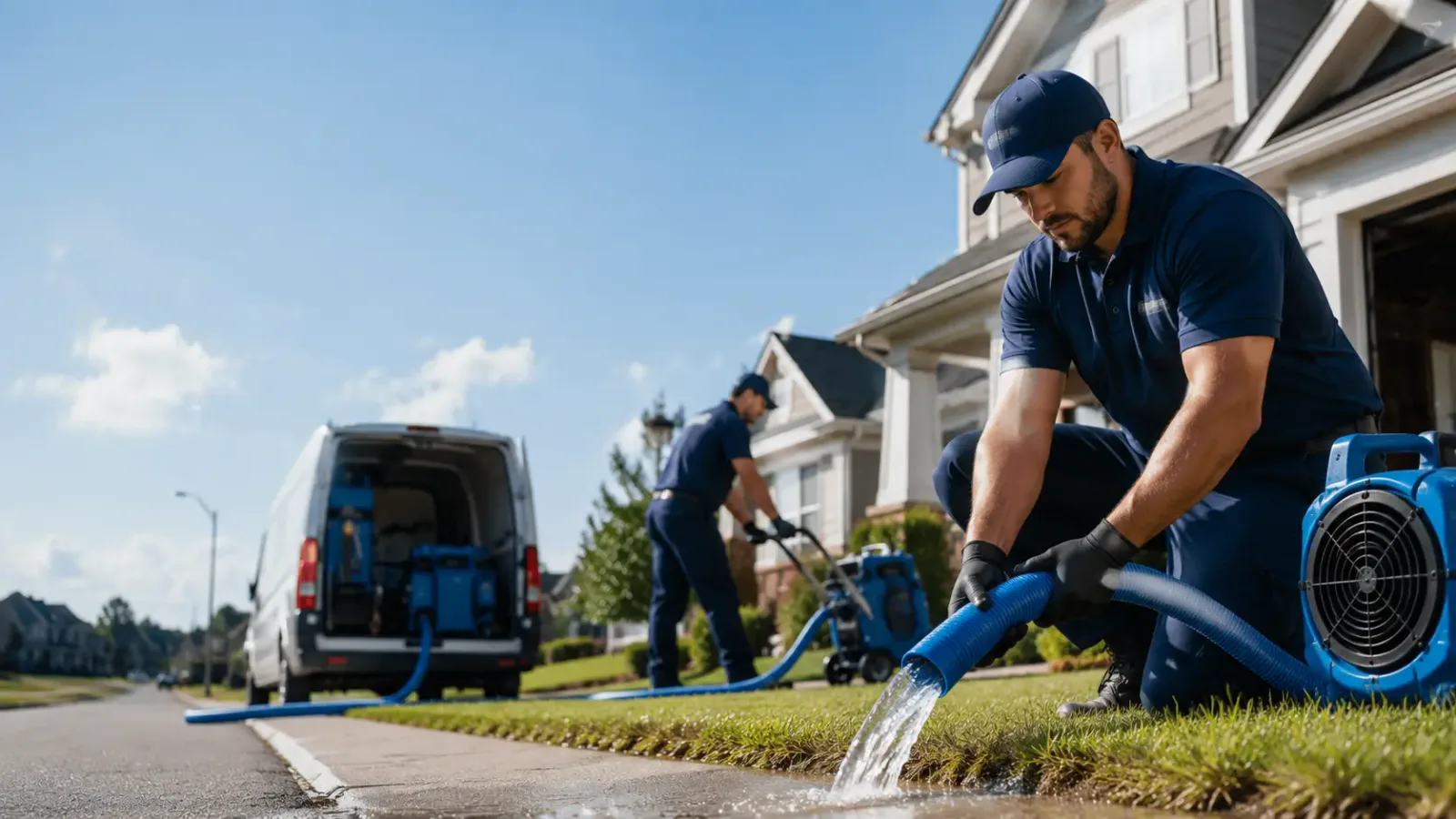 Flood Damage Restoration in New Hampshire, OH